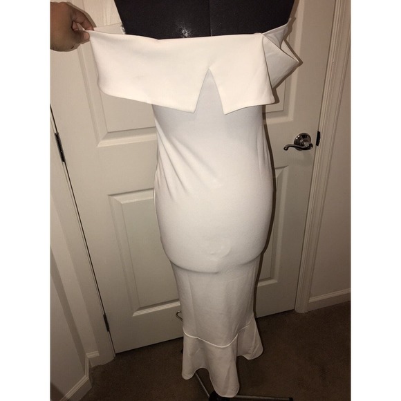 Strapless Midi Dress Size Medium, Sweetheart, Mermaid Hemline - Picture 6 of 9